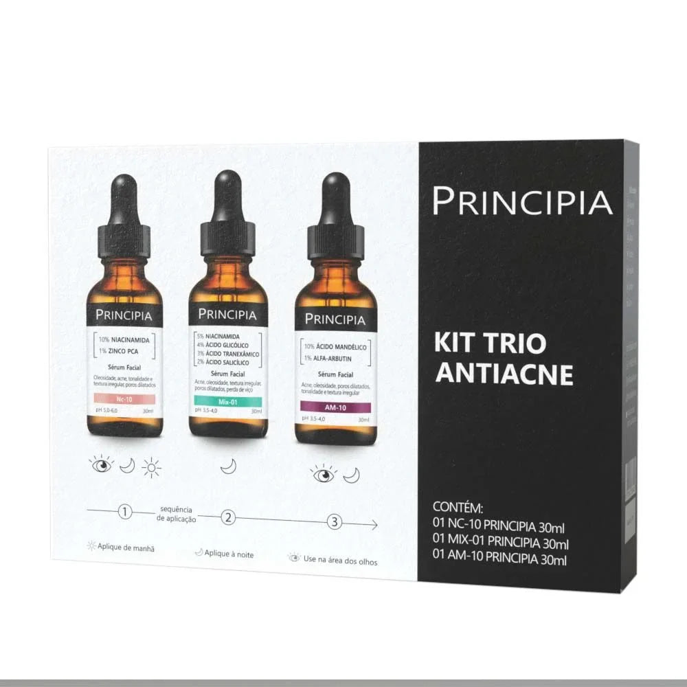 KIT TRIO ANTIACNE NC-10 + MIX-01 + AM-10